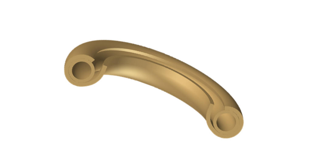 Metal-Comma-Seal-Cross-Section Metal-Comma-Seal-Cross-Section