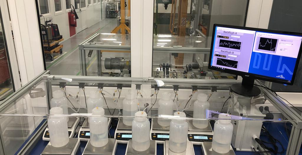 Leakage measurement station