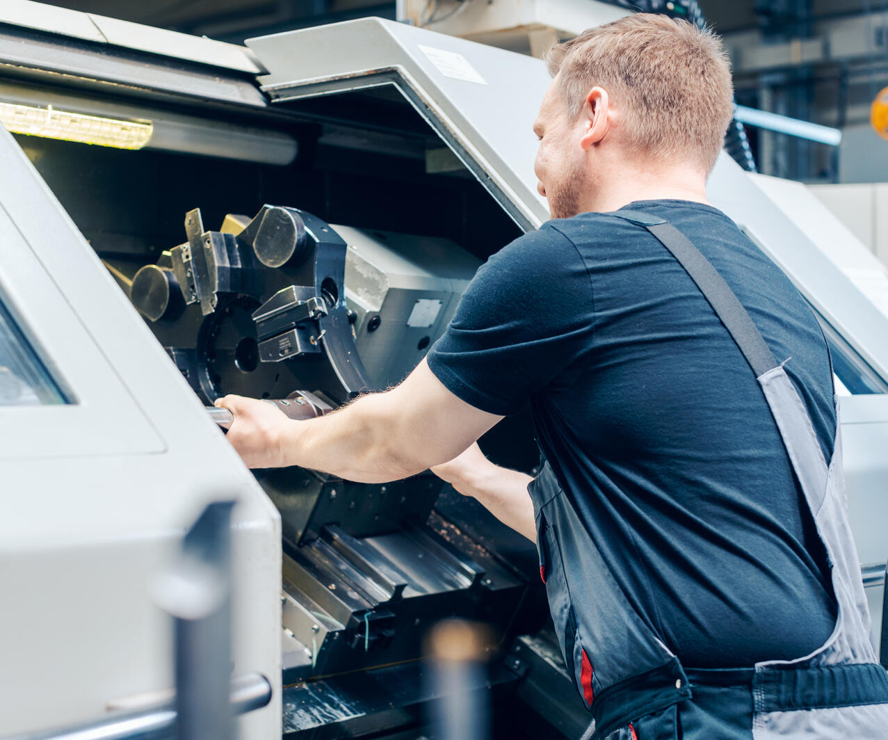 Manufacturing CNC Machine Open