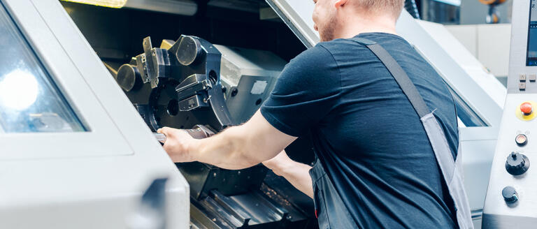 Manufacturing CNC Machine Open